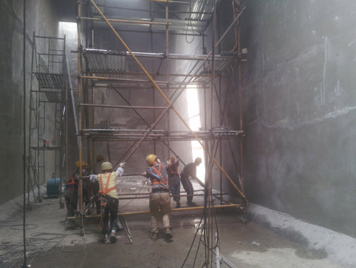 半導(dǎo)體污水處理池防腐工程