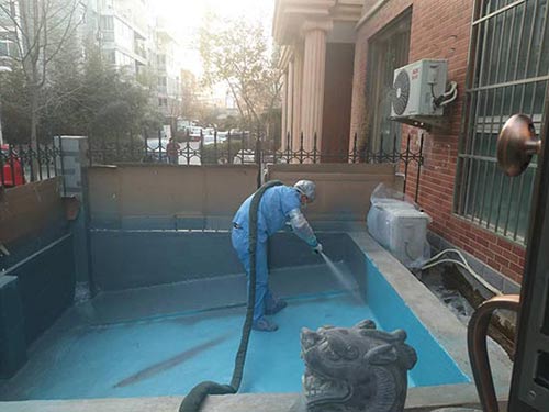 聚脲噴涂機(jī)防水噴涂施工