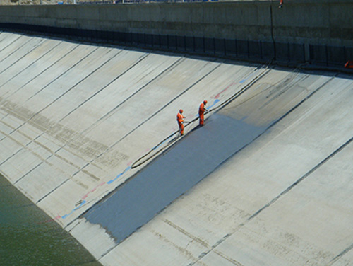 堤壩聚脲防水高壓聚脲設(shè)備施工